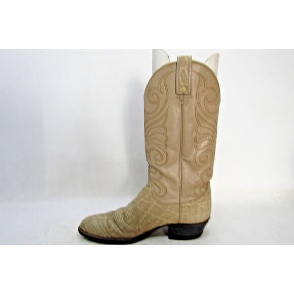 Dan Post Mens Size 8.5 D Beige Cowboy Western Boots main image 5
